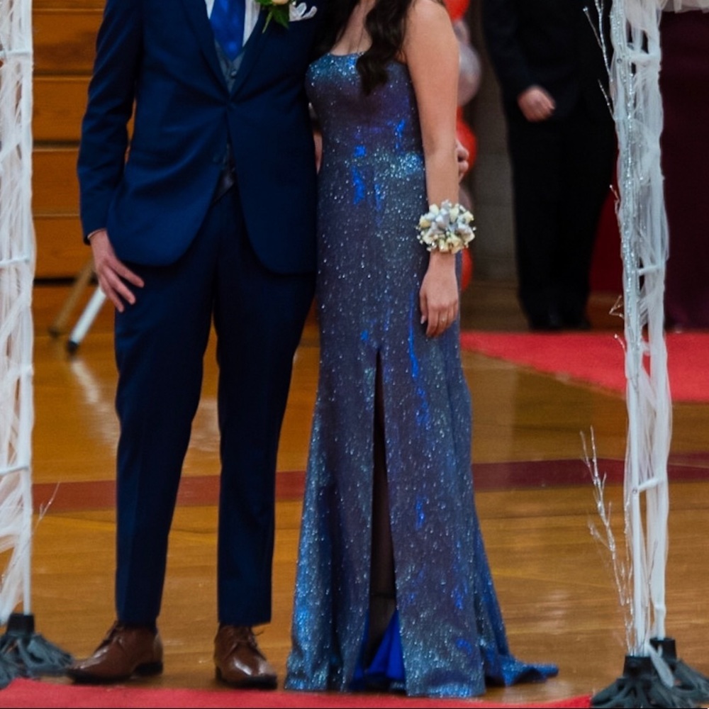 Sherri Hill Strapless Prom Dress